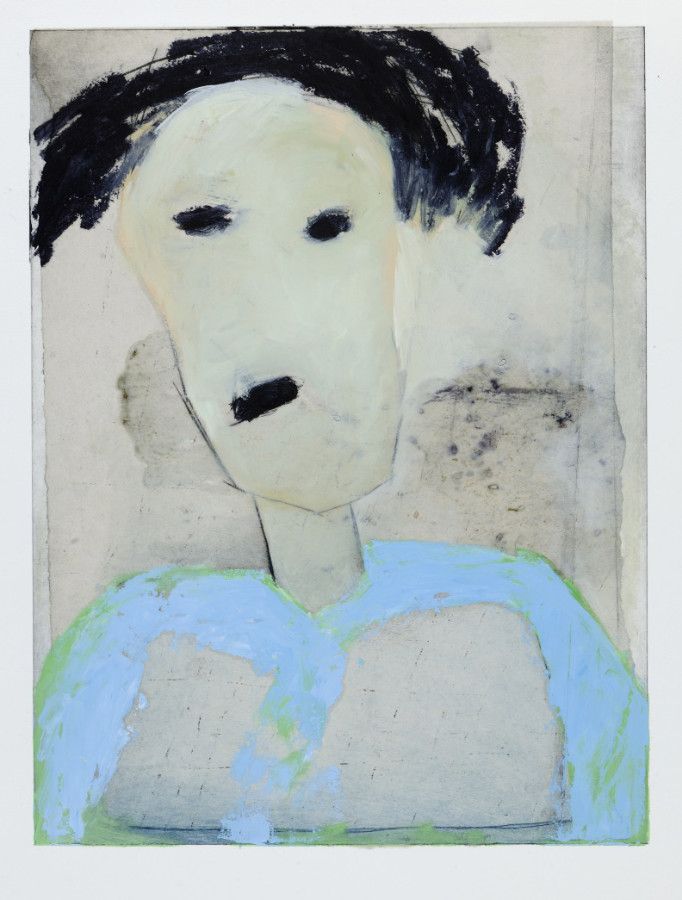  Sieben Frauen - Dora, Überzeichnete Radierung, 40 x 30 cm, 2021