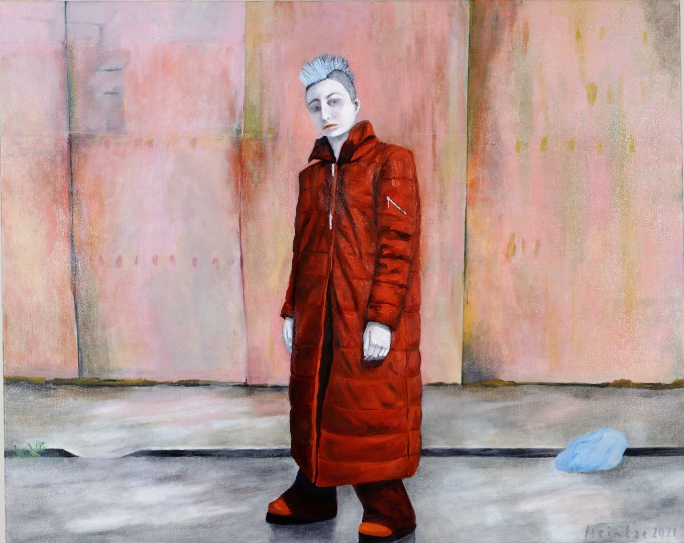  La vie en rose (I), Öl auf Leinwand, 100 x 125 cm, 2021